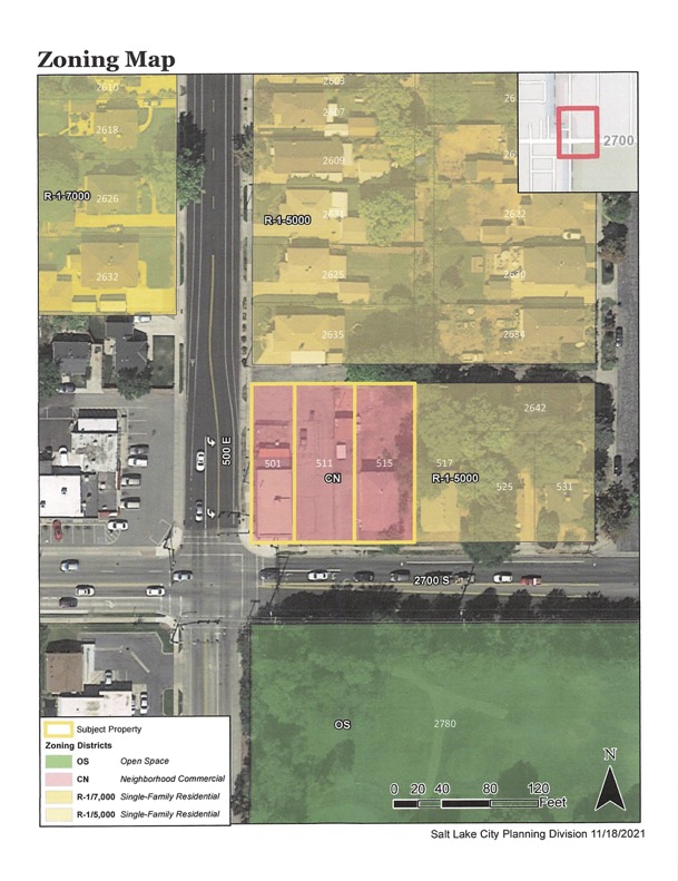 The Harvey 500 East and 2700 South Sugar House Community Council